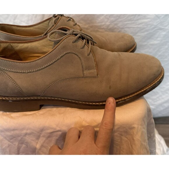 Johnston & Murphy Lace Up Oxford 11.5M Sheepskin Grey Taupe main image 11